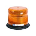 Ecco Safety Group SAE CLASS 1 LED AMBER BEACON LOW PROFILE ALUMINUM BASE PULSE8 FLASH PATTERN W/VACUUM-MAGNET MOUNT 7965A-VM